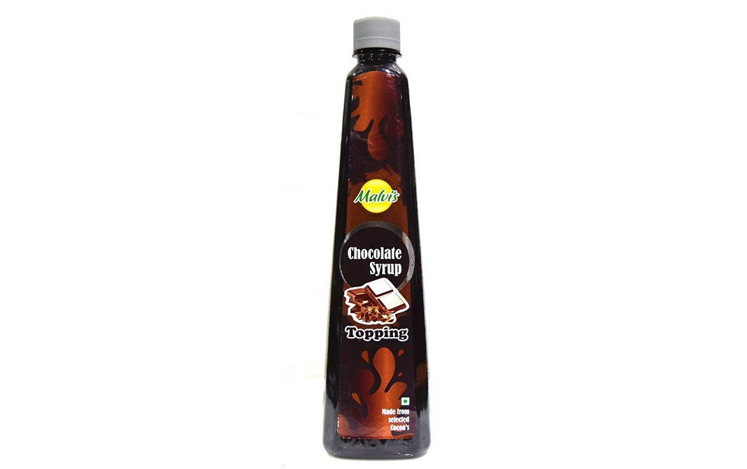 Malvi's Chocolate Syrup Topping   Bottle  750 millilitre